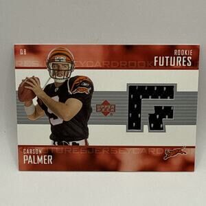 2003 Upper Deck Rookie Futures Carson Palmer #RF-CP Jersey Card Bengals
